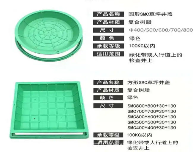 调兵山树脂复合种植井盖展示
